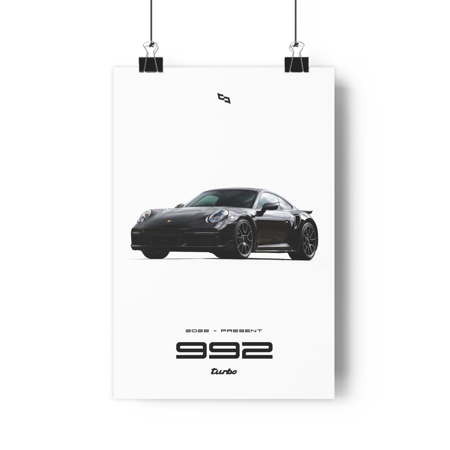 '992' 911 Turbo Collection Poster