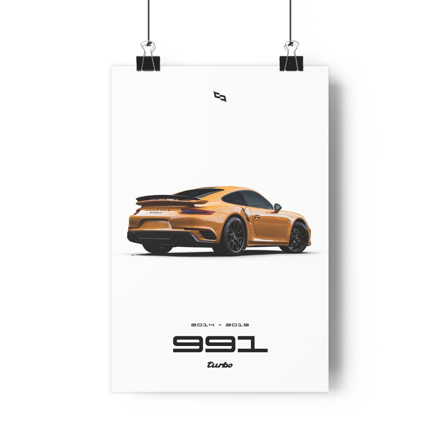 '991' 911 Turbo Collection Poster