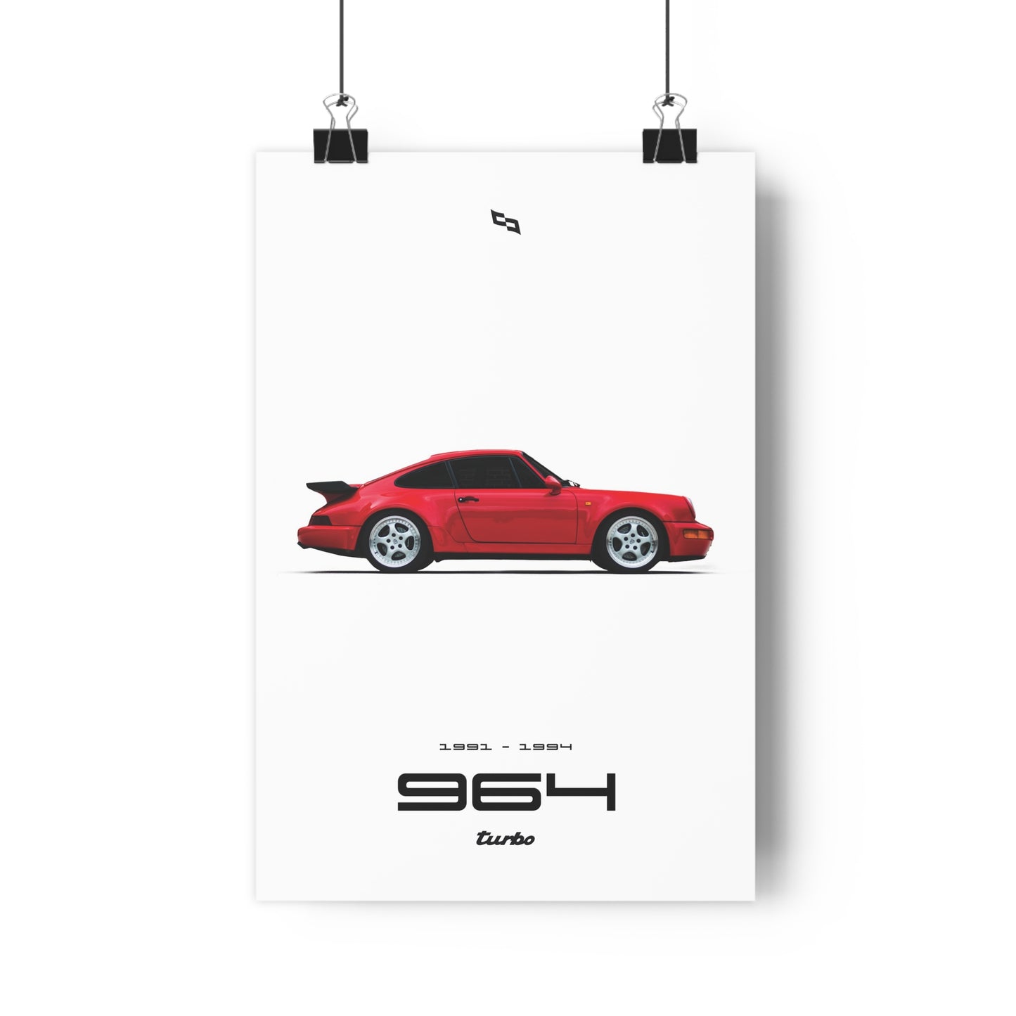 '964' 911 Turbo Collection Poster